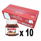 Kit 10 Potes de Creme De Avelã Com Cacau 140g Nutella