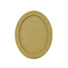 Kit 10 Quadro Moldura Oval Decoração Artesanato M 33,5x25,5 Mdf Madeira