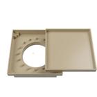 Kit 10 Ralo Oculto Quadrado 15x15cm Astra Bege