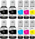 Kit 10 Refil Tinta Para Epsonn T504 L6161 L4150 L4160 L6191 Tintascompatíveis - ECOLGYCPAINT