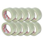 Kit 10 rolos de fita adesiva cristal transparente Fit-Pel 48mm x 45m