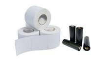 Kit 10 Rolos Etiqueta 10x15cm Couche +5 Ribbons 110x74 Cera