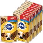 Kit 10 saches Pedigree raças pequenas carne ao molho 100gr