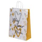 Kit 10 Sacola Kraft Presente Dia das Mães Namorados Amor - DB