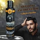 Kit 10 Shampoos Escurecedor Cabelo E Barba 3 Em 1 Unissex 250Ml dom kosb.