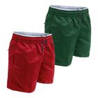 Kit 10 Short Masculino Liso Caminhada Treino Atacado Moda Praia Treino Academia Tactel