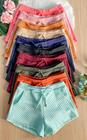 kit 10 shorts feminino modelo box casual cores variadas