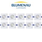 Kit 10 Spot Led 6W Quadrado de Embutir Branco Frio 6000k Ideal Para Gesso e Sanca - Blumenau