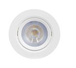 Kit 10 Spot Led Cob 5W Dicróica Direcionável Redondo Embutir