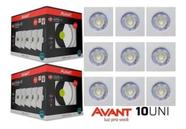 Kit 10 Spot Led Embutir Quadrado 5w 4000k Luz Branca Neutra