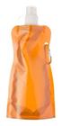 Kit 10 Squeeze Dobrável Com Mosquetão, 480ml - Prata