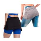 Kit 10 Tapa Bumbum Fitness Feminino Liso Bolso e Fecho