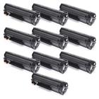 Kit 10 Toner Compatível Universal Cb435a Ce285a cb436a P1102w M1132 M1210 P1005 P1006 M1120 M1130 M1212 - PREMIUM