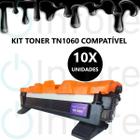 KIT 10 Toner Para Hl-1112 Hl-1202 Hl-1212w HL1110 HL1118 DCP1602  Tn1060 Compatível