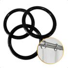 Kit 10 Un Argola Para Cortina Varão Simples Comum Ilhós Médio Grosso 28mm Instalação Cor