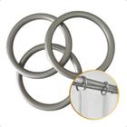 Kit 10 Un Argola Para Cortina Varão Simples Comum Ilhós Médio Grosso 28mm Instalação Cor