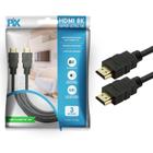 Kit 10 Un - Cabo Hdmi 2.1 - 8K Hdr 19P - 30Awg - 3M - PIX