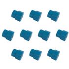 KIT 10 UN Luva 20 x 1/2" PPR Azul para Ar Comprimido TOPFUSION