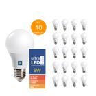 KIT 10 Unidades Lâmpada Led 9w Branco Frio 6500k Bulbo E27