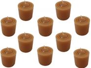 Kit 10 Velas Perfumadas Com Aroma De Canela - Cor Marrom - Velas da Jú