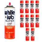 Kit 10 White Lub 300ml Desengripante Lubrificante Orbi