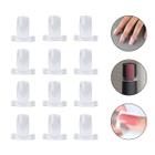 Kit 100 Anéis Transparente Mostruário Esmalte Cores Unha Decoração Expositor Nail Art 