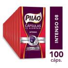 Kit 100 Cápsulas de Café Pilão Intenso