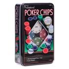 Kit 100 Ficha Poker Profissional Poker Chips + Ficha Dealer - Imporiente