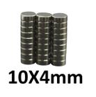 Kit 100 Imãs Neodímio Redondo 10X4Mm N3535 - Geral