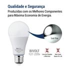 Kit 100 Lampada Led Bulbo 15w Samsung A70 E27 Luz Branca Fria