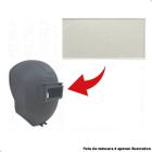 Kit 100 Lente Escura Mascara Solda Retangular Transparente - UN / 10