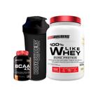 Kit 100% Like Whey 900G+ Bcaa 100G Tangerina - Bodybuilders