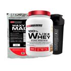 Kit 100% Like Whey 900G+ Waxy Maize 800G - Bodybuilders