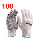 Kit 100 luva de segurança handex hand tricotada pigmentada c.a 43388
