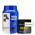 Kit 100% Pure Whey Protein 900g Max Titanium + Creapure 150g (Chocolate)