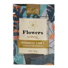 Kit 100 Shampoo 2 em 1 Flowers by Naturys 10ml Hotel, Resort, Hospital