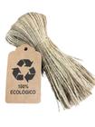 Kit 100 Tags 100% Ecológico Com Cordão Sisal Incluso