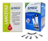 Kit 100 Tiras Teste G-Tech Free Lite + 100 Lanc G-Tech 30G