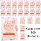 Kit 100 Un De Sabonete Realgems Terra Brasilis 15 gramas Fragância Pitanga Para Hotel Pousada