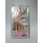 Kit 100 Unhas Tips Bailarina Natural (Branca) HM-0291 - Zem Nail Tips