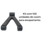 Kit 100 Unidades Borracha Escapamento Carro Jetta/Parati