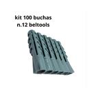 Kit 100 Unidades Bucha Plastica n12 Anel Beltools