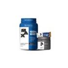 Kit 100% whey protein 900g - max titanium + creatina 150g - max titanium + top whey bar