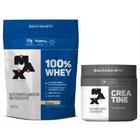 Kit 100% Whey Refil 900G Baunilha + Creatina Pura 100G Max - Max Titanium