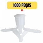 Kit 1000 bucha de gesso fly plastica n4