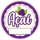 Kit 1000 Etiquetas Adesivas Para Açaí 5x5 Para Escrever - GID Adesivos