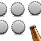 Kit 1000 Tampas Tampinhas PRY OFF para Garrafas Engarrafamento Cerveja Vinho Kombucha Suco Artesanal