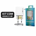 Kit 10Carregador Inova Rápido 2.1 V8 KCAR45