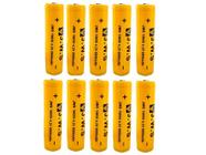 Kit 10X Bateria Mega Forte18650 4,2V 8800mAh JWS até 11h