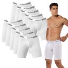 Kit 10x Cueca Box Longleg Boxer Masculina Assadura Keeper